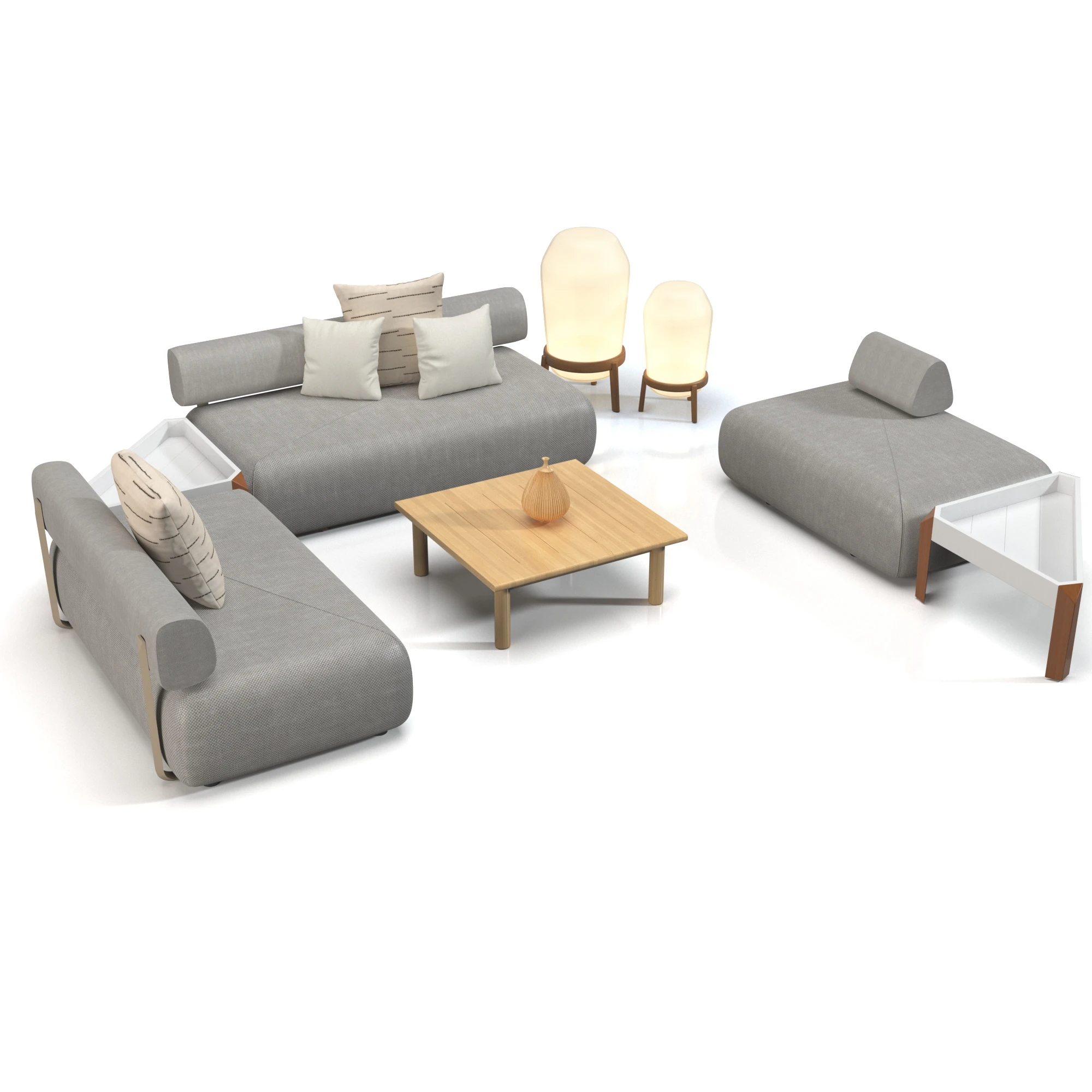 Brixx Sofa Module Set 3D Model_03